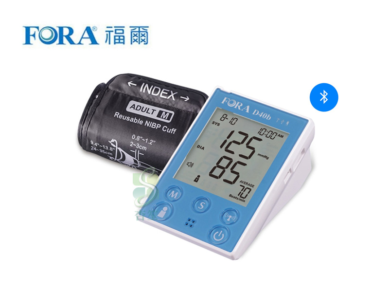 福爾益康語音型藍芽2合1血糖血壓機 FORA D40 (型號:TD-3261B)